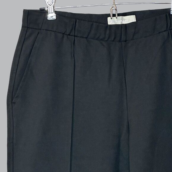 Everlane The Dream Pant Elastic Waist Tapered Leg Knit Pants Black Women XS NWT - Picture 5 of 13